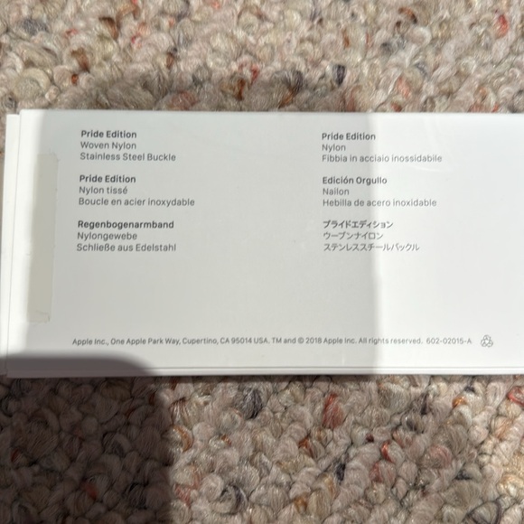 42MM Apple Watch Pride Band Woven Nylon - Picture 2 of 4